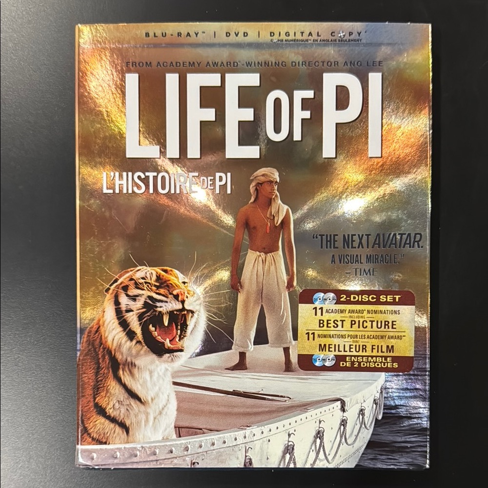 NEW: Life of Pi - Blu-ray & DVD Combo Set